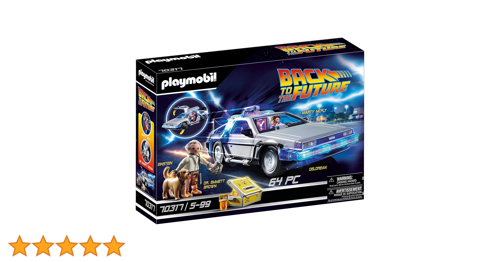 Playmobil 70317 Back to the Future DeLorean, Koleksiyonluk Ürün